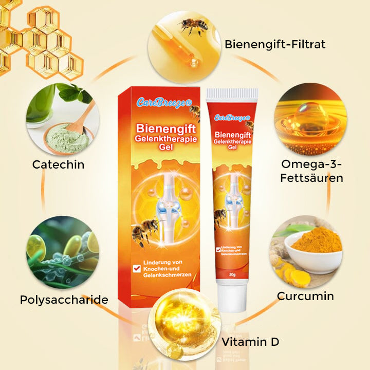 CareBreeze® BV Bienengift Professionelles Pflegegel | Neue Formel 🇩🇪