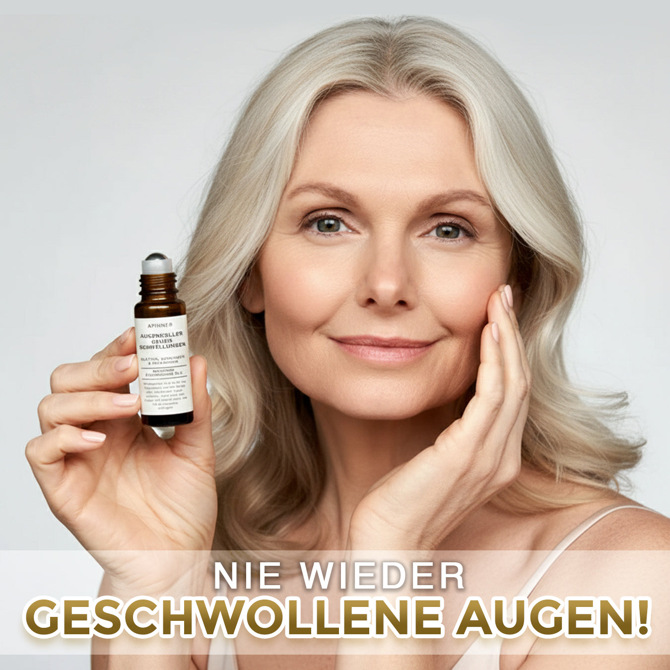 Aphine® Augenroller gegen Schwellungen | Entfernt 97 % der Tränensäcke in 60 Sekunden – lässt Sie sofort 10 Jahre jünger aussehen!
