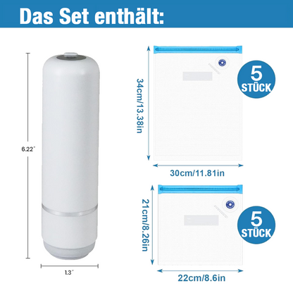 GFOUK® 🇩🇪 Kompaktes Vakuumiergerät