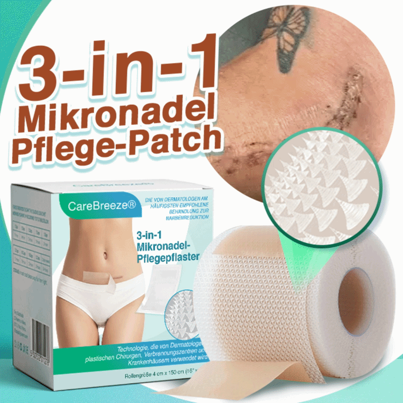CareBreeze® Mikronadel-Pflaster zur Narbenpflege