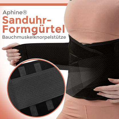 Aphine® Sanduhr-Formgürtel 🎖️ Verstellbares Schweißband für Bauch, Taillenformung & Training✅