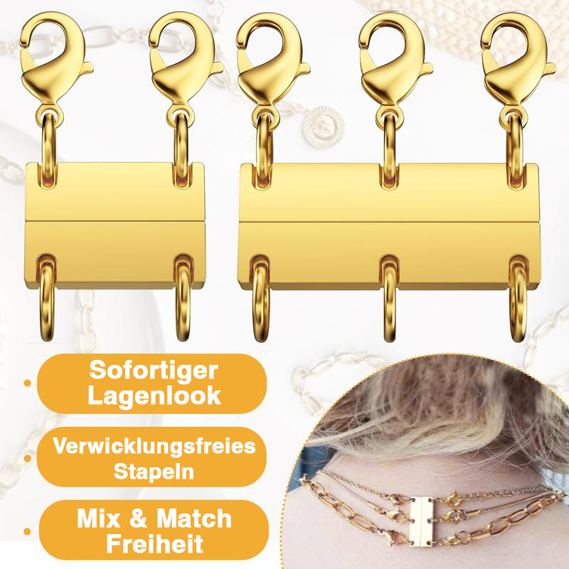GFOUK® 🇩🇪 Magnetische Verschlüsse für mehrlagige Halsketten