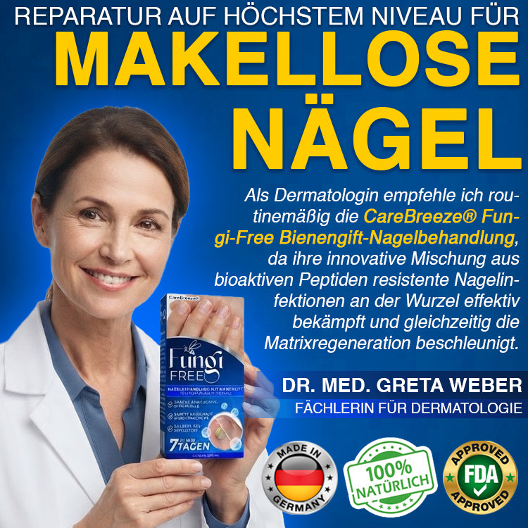 🇩🇪 CareBreeze® Fungi Free Bienengift-Nagelbehandlung 🧑‍⚕️