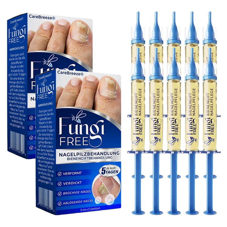 ✅ CareBreeze® Fungi Free Bienengift-Nagelbehandlung