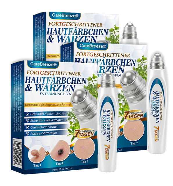 🇩🇪 CareBreeze® Fortschrittlicher Stielwarzen- & Warzenentfernerstift 🧑🏼‍⚕️