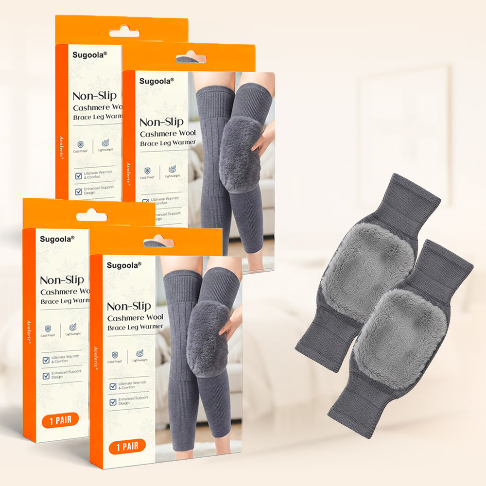 Sugoola® Rutschfeste Beinwärmer aus Kaschmirwolle
