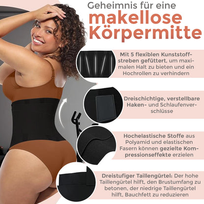 Aphine® Sanduhr-Formgürtel 🎖️ Verstellbares Schweißband für Bauch, Taillenformung & Training✅