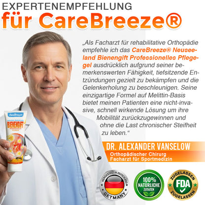 CareBreeze® Neuseeländisches Bienengift Professionelles Pflegetagee (Neue Formel)