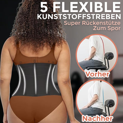 Aphine® Sanduhr-Formgürtel 🎖️ Verstellbares Schweißband für Bauch, Taillenformung & Training✅