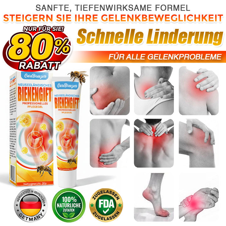 CareBreeze® Neuseeländisches Bienengift Professionelles Pflegetagee (Neue Formel)