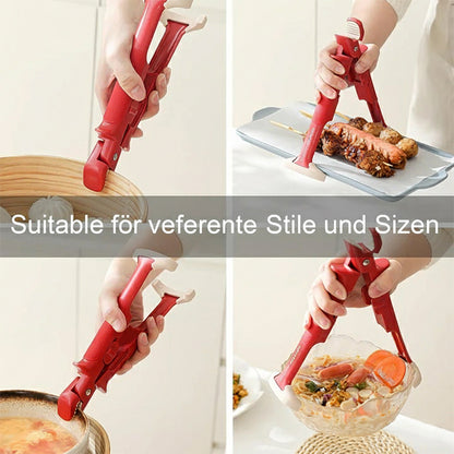 Aphine® 2-in-1 Anti-Verbrühungs-Clip 🇩🇪 Hitzeschutz Schüssel- & Tellerhalter für die Küche