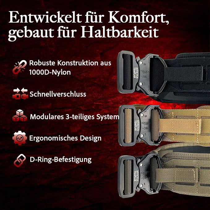 GFOUK® 🇩🇪 Taktische Dienstgürtel