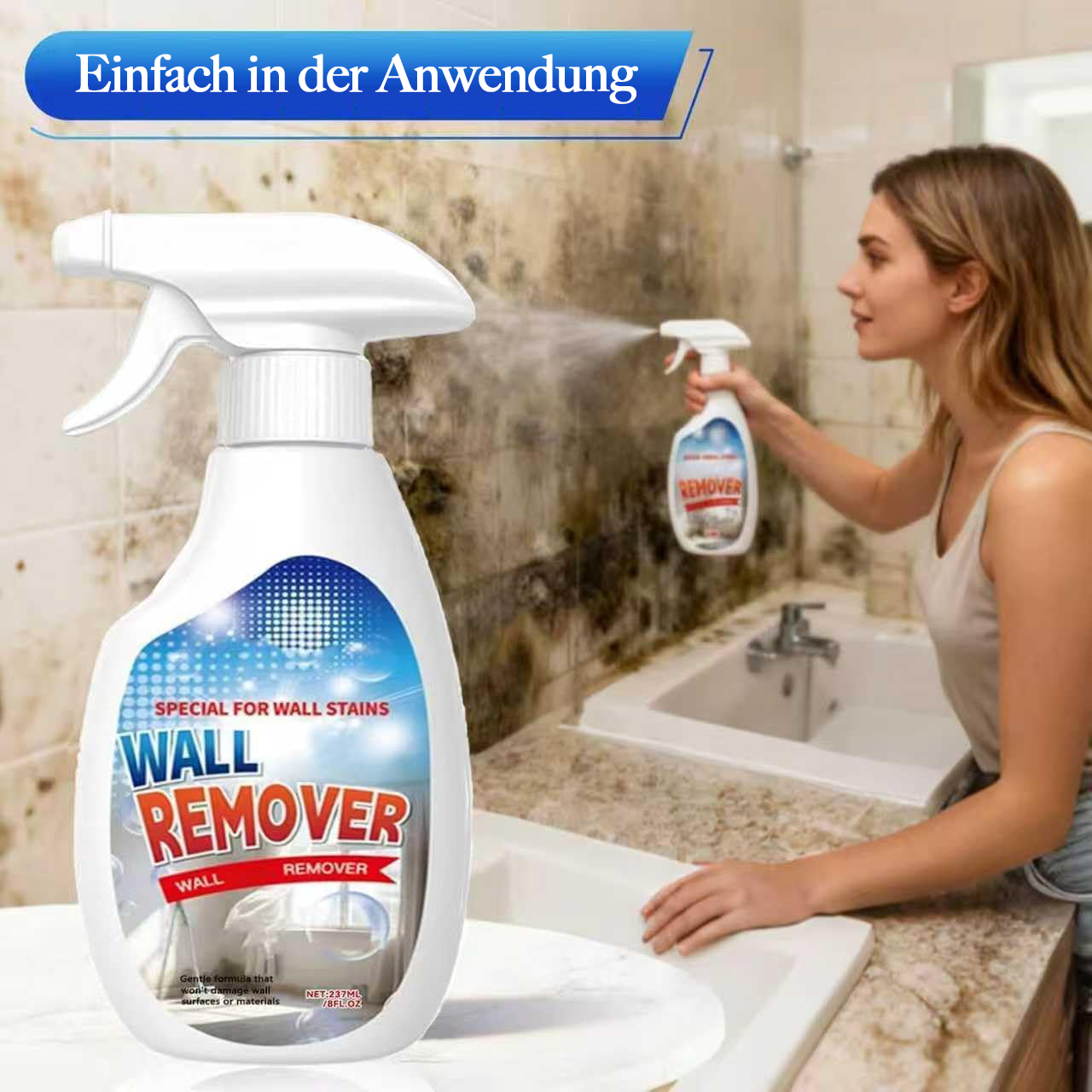 Remifa® Hochwirksames Spray zur Schimmelentfernung