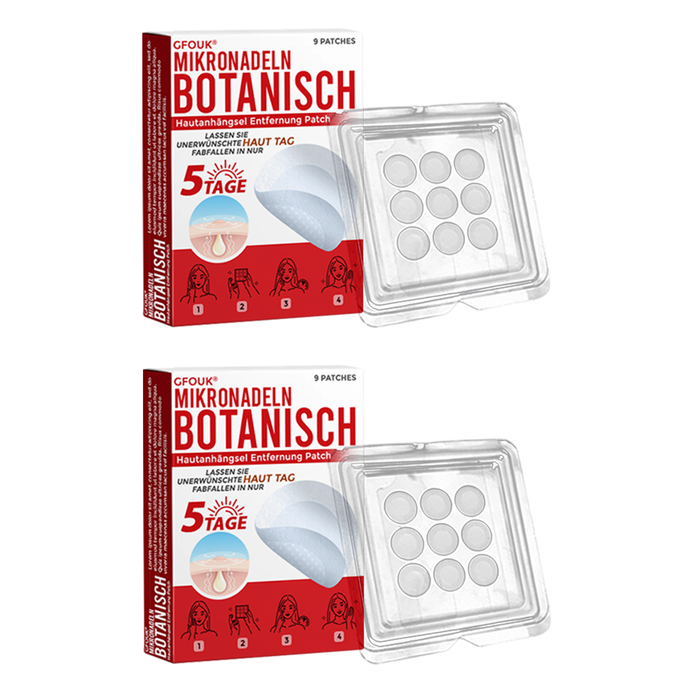 🇩🇪👨🏻‍⚕️ GFOUK® Mikronadel-Botanisches Hautanhängsel-Entfernungspflaster ✅