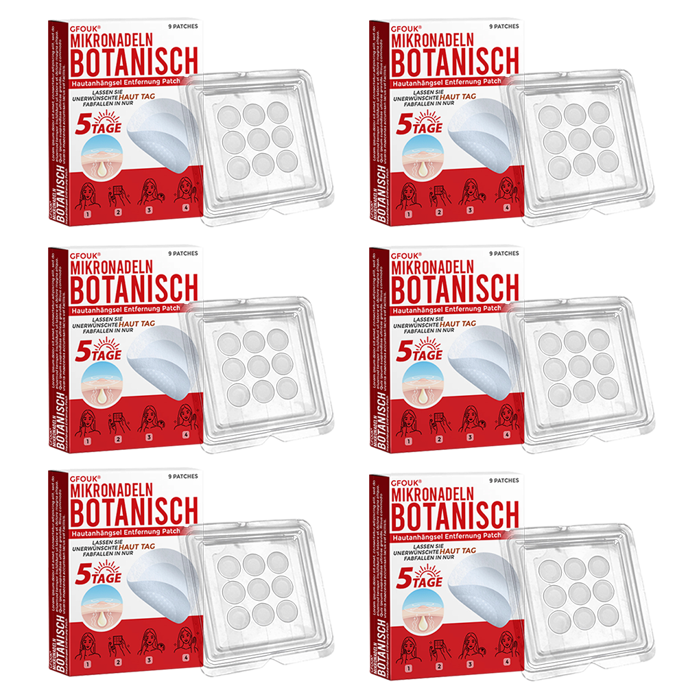 🇩🇪👨🏻‍⚕️ GFOUK® Mikronadel-Botanisches Hautanhängsel-Entfernungspflaster ✅