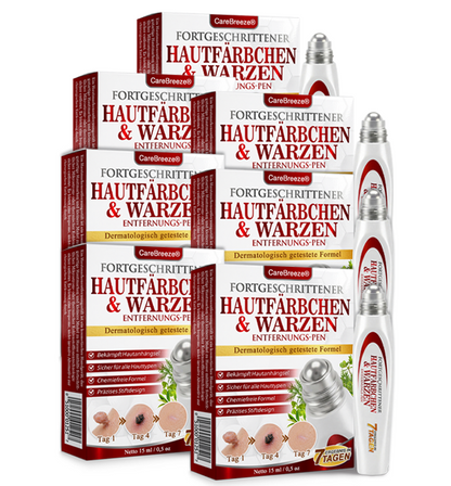 ✅ CareBreeze® Kräuter Stielwarzen- und Warzenentferner Roller