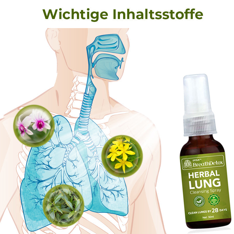 GFOUK® BreathDetox Kräuter-Lungenreinigungsspray 🫁