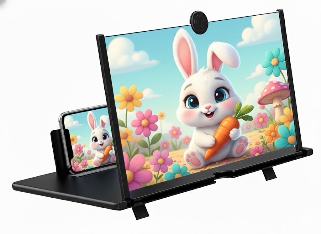 GFOUK® 🇩🇪 3D-gebogene Bildschirmvergrößerung für Smartphones